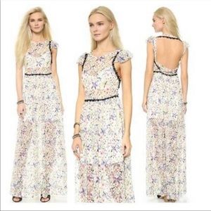 NWOT FREE PEOPLE Cherry Blossom Maxi Dress